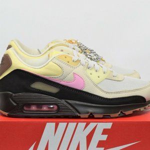 Nike Air Max 90 Cuban Link Brown Pink Yellow